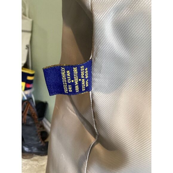 Club Room By Charter Club Wool Silk Linen Blazer Size 42 Short - Picture 9 of 11